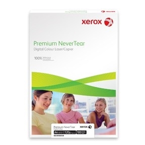 A4 Xerox Premium NeverTear 160 g/m² - pakket van 100 vellen.