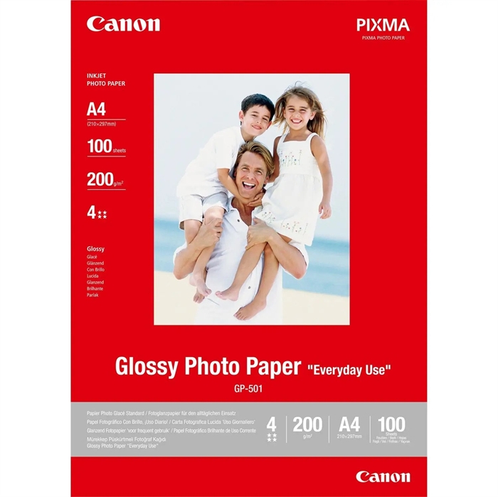 Canon GP-501 Glanzende Foto 200g/m² - A4, 100 vellen