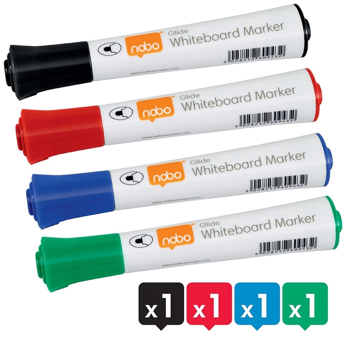 Nobo WB Marker Glide rond 3mm ass (4)