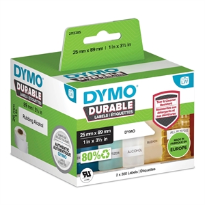 Dymo LabelWriter Duurzame labels 25 x 89 mm. Rol van 700 labels stk.