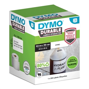 Dymo LabelWriter Duurzaam extra-groot verzendlabel 104 mm x 159 mm stk.