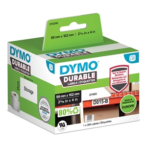 Dymo LabelWriter Duurzaam verzendlabel 59 mm x 102 mm stk.