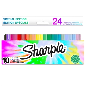Sharpie Marker Fijn 1,0 mm assortiment blisterverpakking (24)