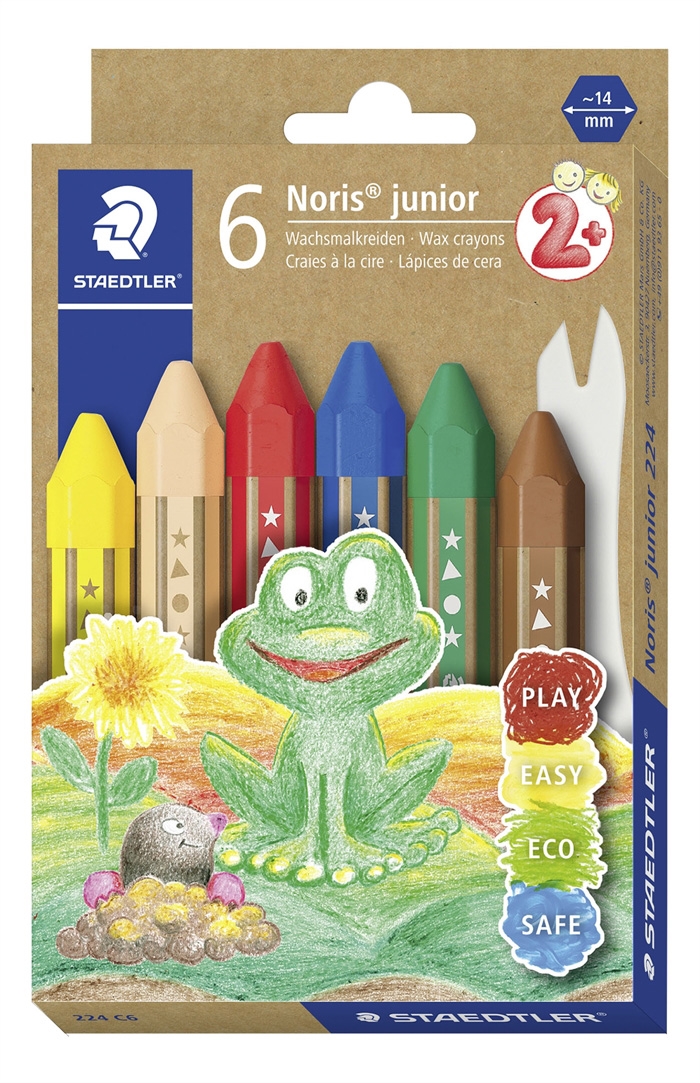 Staedtler Waskrijt Noris Junior assortiment (6)