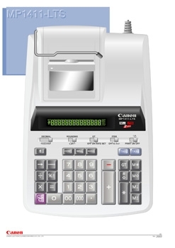 Canon MP1411-LTS desktop rekenmachine.