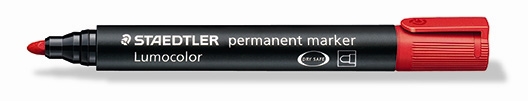 Staedtler Marker Lumocolor Perm rond 2,0 mm rood