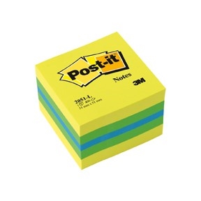 3M Post-it Notes 51 x 51 mm, mini kubusblok Citroen