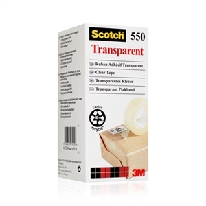 3M Tape Scotch 550 19mmx33m duidelijk