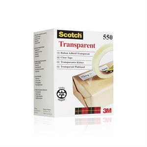 3M Tape Scotch 550 19mmx66m transparant