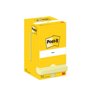 3M Post-it Notes 76 x 76 mm, geel - 12 pakket
