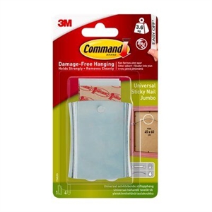 3M Command Extra Large Universal Picture Hanger, Metal, 1 hanger