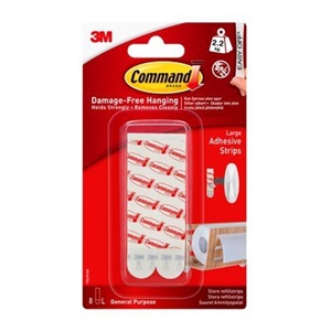 3M Command bewaar kleef- en navulstrips 17023P