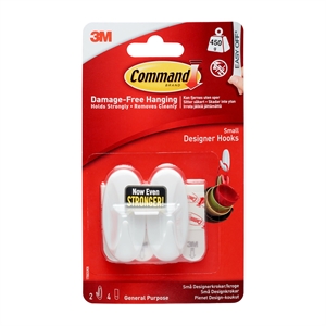 3M Command kleine designerhaken 17082