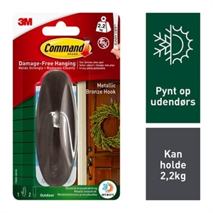 3M Command outdoor grote designhaak metaal 17083BZ-AW