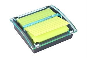 3M Dispenser voor Z-Notes + 1 Z-Notes 101 x 101 geel.