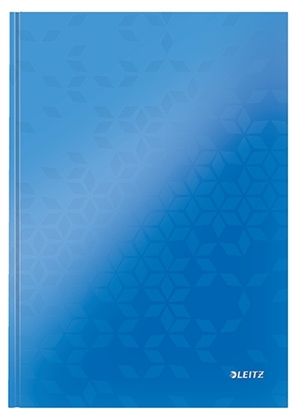 Leitz Notitieboek WOW m/tabs A4 gelinieerd 80 vellen 90g blauw