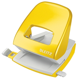 Leitz Perforator 5008 WOW 2-gaats tot 30 vellen geel