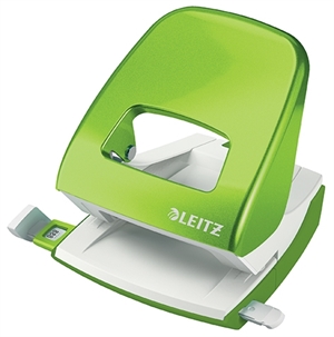 Leitz Perforator 5008 WOW, 2-gaats, 30 vel, groen.