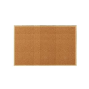 Esselte Noticeboard kurk met houten frame en standaard 40x60