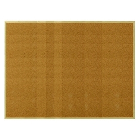 Esselte Noticeboard kurk met houten frame op statief 90x120 cm