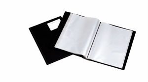 Esselte Displayboek met harde kaft A4 formaat 24 compartimenten zwart