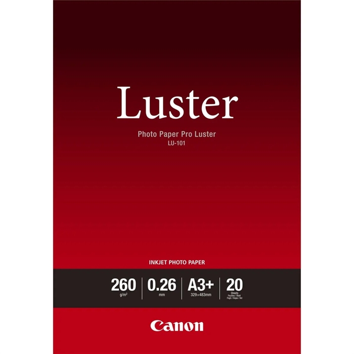Canon Fotopapier Pro Luster 260g/m² - A3+, 20 vellen