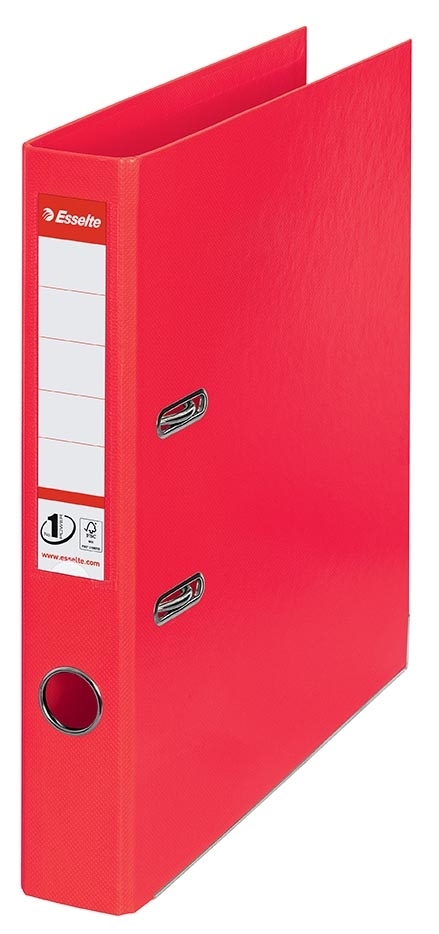 Esselte Brevordner No1 Vivida PP A4 50mm rood