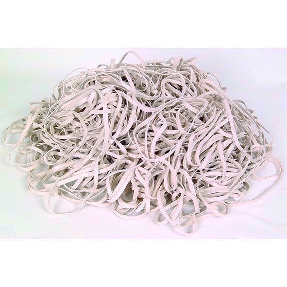 Siam elastiek 160x5,0 mm wit (500 g)