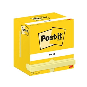 3M Post-it Notes 76 x 127 mm, geel - 12 stuks