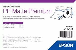 Epson PP Matte Label Premium, Uitgestanste labels, 102 x 76mm ( 365 labels )