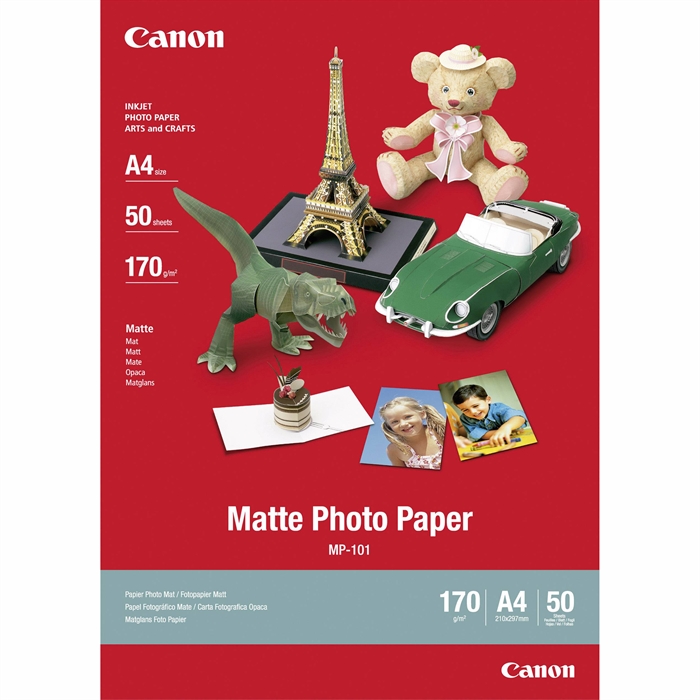 Canon MP-101 Mat Foto 170 g/m² - A4, 50 vellen