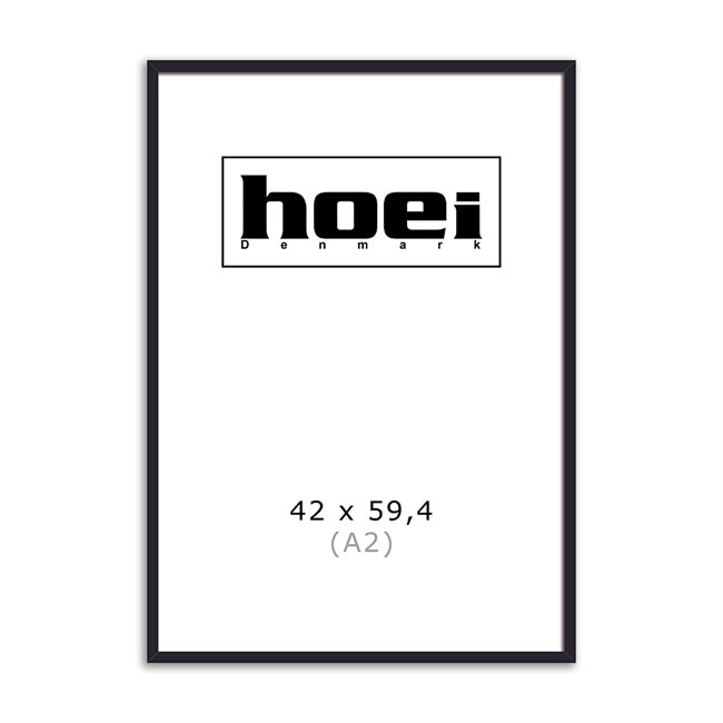 Zwarte houten lijst voor foto\'s en posters 42 x 59,4 cm (A2)