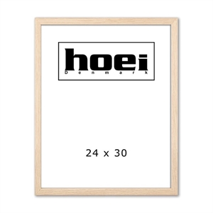 Eikenhouten lijst voor foto en posters 24 x 30 cm