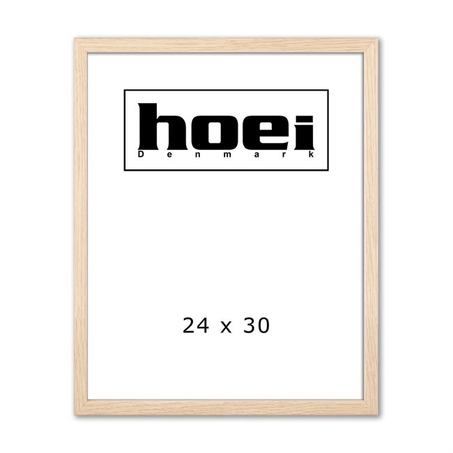 Eikenhouten lijst voor foto en posters 24 x 30 cm