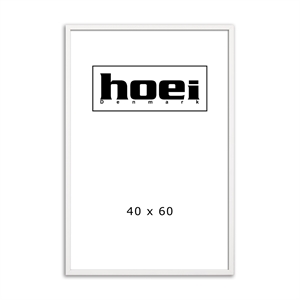 Witte houten lijst voor foto en posters 40 x 60 cm
