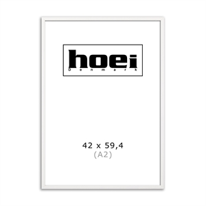 Witte houten lijst voor foto en posters is 42 x 59,4 cm ( A2 )