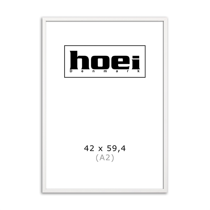 Witte houten lijst voor foto en posters is 42 x 59,4 cm ( A2 )