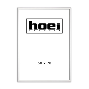 Witte houten lijst voor foto's en posters 50 x 70 cm