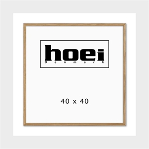 Massieve eikenhouten lijst voor foto en posters 40 x 40 cm