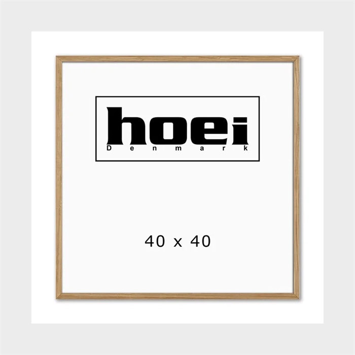 Massieve eikenhouten lijst voor foto en posters 40 x 40 cm
