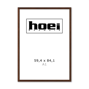 Massieve donkere eikenhouten lijst voor foto's en posters EG 59,4 x 84,1 cm ( A1 )