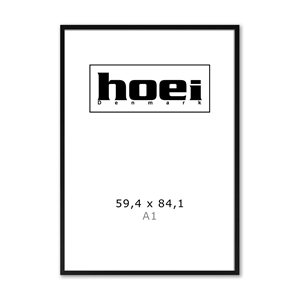 Zwarte houten lijst voor foto's en posters 59,4 x 84,1 cm (A1)