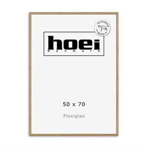 Massieve eikenhouten lijst voor foto en posters 50 x 70 PLEXI cm