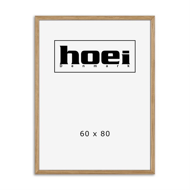 Massief eikenhouten lijst voor foto en posters 60 x 80 cm