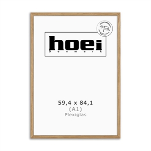 Massieve eikenhouten lijst voor foto en posters 59,4 x 84,1 - A1 PLE x cm