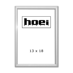 Zilveren aluminium lijst - 13 x 18 cm