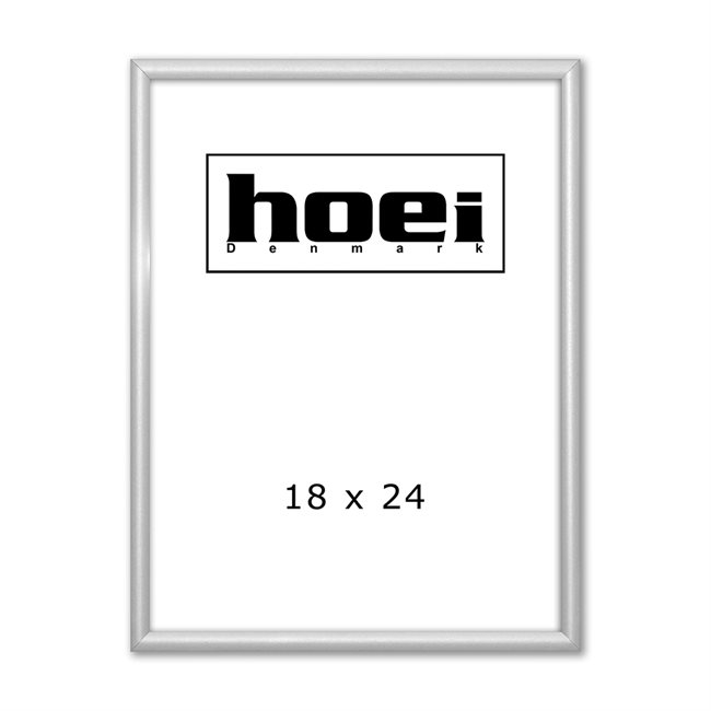 Zilveren Aluminiumlijst - 18 x 24 cm