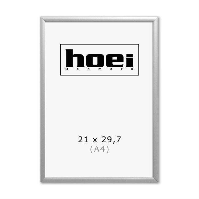 Zilveren Aluminiumlijst - 21 x 29,7 cm ( A4 )