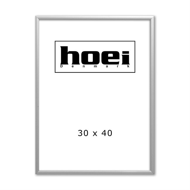 Zilveren Aluminiumlijst - 30 x 40 cm