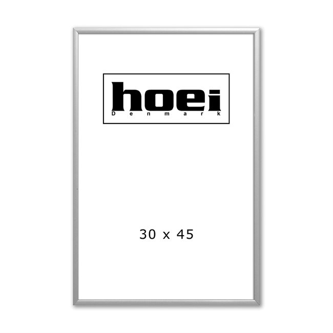 Zilveren aluminium frame - 30 x 45 cm